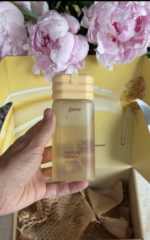 بادی میست و عطر مو گیسو (Gisou) مدل Honey Dewy
