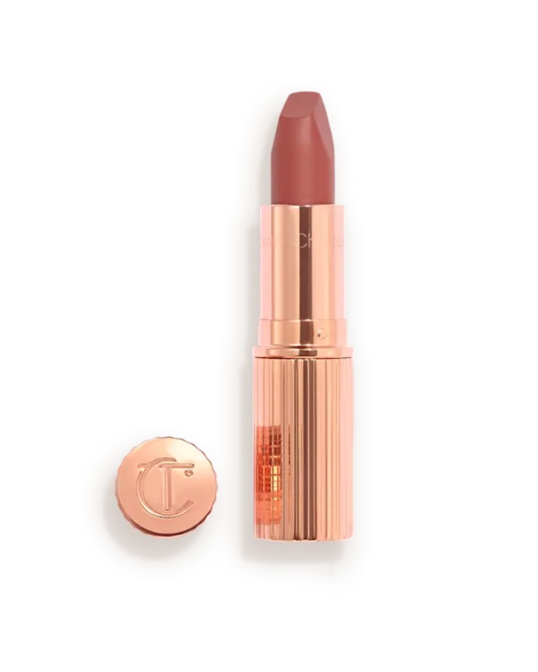  رژ لب مات شارلوت تیلبری مدل Matte Revolution رنگ Pillow Talk Medium 