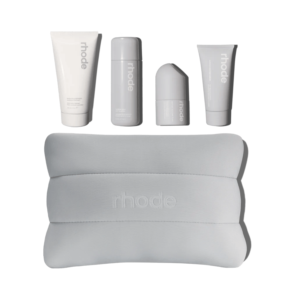  پک کامل محصولات پوستی رود مدل The Rhode Kit به همراه کیف 