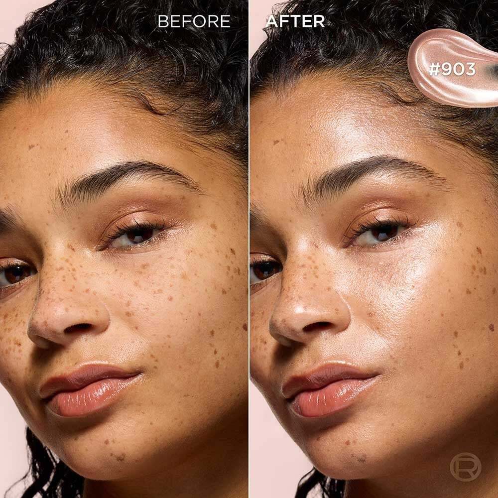  نتیجه استفاده از لومی گلوشن لورآل برای ایجاد پوست شفاف و درخشان (Glass Skin) 